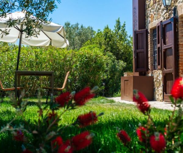 Vista panoramica dalla Tenuta Il Cicalino sulla Maremma